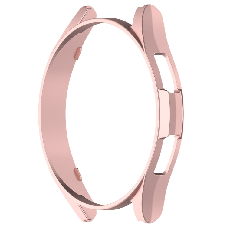 For Samsung Galaxy Watch 6 Classic 43mm Half Coverage Hollow PC Watch Protective Case(Rose Gold) - Watch Cases by PMC Jewellery | Online Shopping South Africa | PMC Jewellery