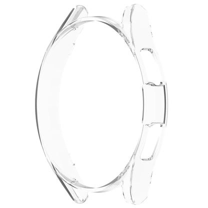 For Samsung Galaxy Watch 6 Classic 43mm Half Coverage Hollow PC Watch Protective Case(Transparent) - Watch Cases by PMC Jewellery | Online Shopping South Africa | PMC Jewellery