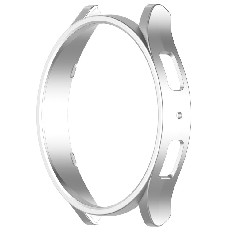 For Samsung Galaxy Watch 6 40mm Half Coverage Hollow PC Watch Protective Case(Silver) - Watch Cases by PMC Jewellery | Online Shopping South Africa | PMC Jewellery