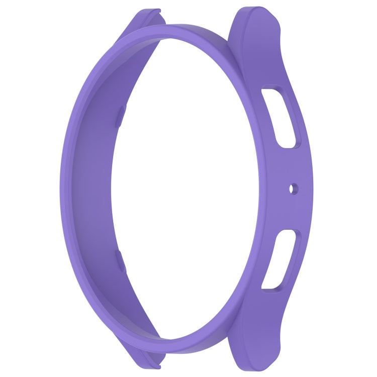 For Samsung Galaxy Watch 6 40mm Half Coverage Hollow PC Watch Protective Case(Purple) - Watch Cases by PMC Jewellery | Online Shopping South Africa | PMC Jewellery