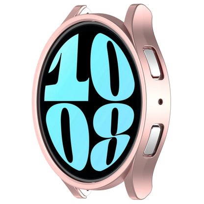 For Samsung Galaxy Watch 6 44mm Half Coverage Hollow PC Watch Protective Case(Rose Gold) - Watch Cases by PMC Jewellery | Online Shopping South Africa | PMC Jewellery