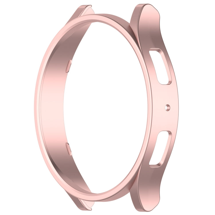 For Samsung Galaxy Watch 6 44mm Half Coverage Hollow PC Watch Protective Case(Rose Gold) - Watch Cases by PMC Jewellery | Online Shopping South Africa | PMC Jewellery