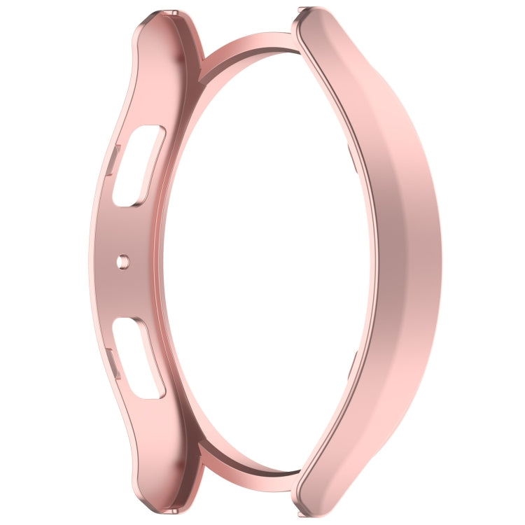 For Samsung Galaxy Watch 6 44mm Half Coverage Hollow PC Watch Protective Case(Rose Gold) - Watch Cases by PMC Jewellery | Online Shopping South Africa | PMC Jewellery