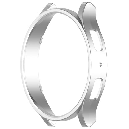 For Samsung Galaxy Watch 6 44mm Half Coverage Hollow PC Watch Protective Case(Silver) - Watch Cases by PMC Jewellery | Online Shopping South Africa | PMC Jewellery