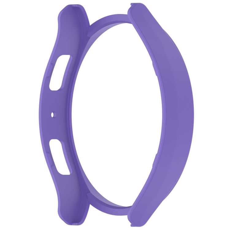 For Samsung Galaxy Watch 6 44mm Half Coverage Hollow PC Watch Protective Case(Purple) - Watch Cases by PMC Jewellery | Online Shopping South Africa | PMC Jewellery