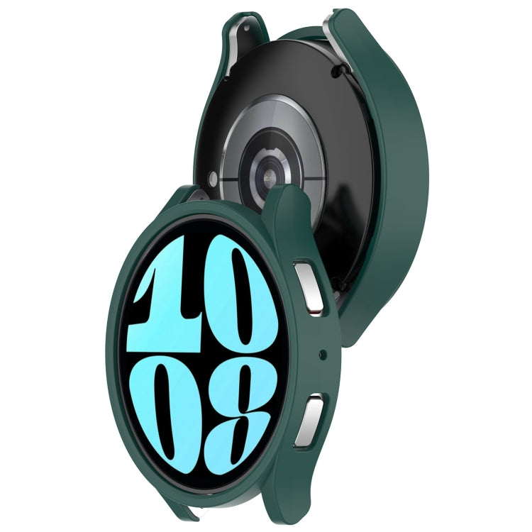 For Samsung Galaxy Watch 6 44mm Half Coverage Hollow PC Watch Protective Case(Green) - Watch Cases by PMC TechLife | Online Shopping South Africa | PMC TechLife