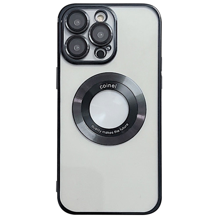 For iPhone 14 Pro Magsafe Electroplating TPU Phone Case(Black) - iPhone 14 Pro Cases by PMC TechLife | Online Shopping South Africa | PMC TechLife