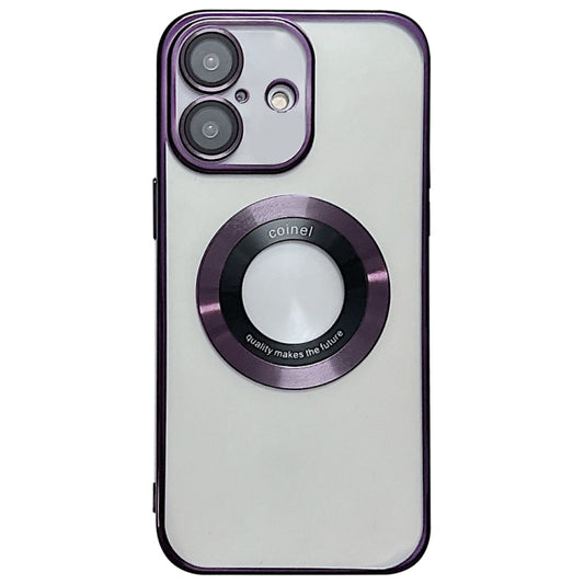 For iPhone 16 Electroplating Magsafe TPU Phone Case(Purple) - iPhone 16 Cases by PMC Jewellery | Online Shopping South Africa | PMC Jewellery | Buy Now Pay Later Mobicred