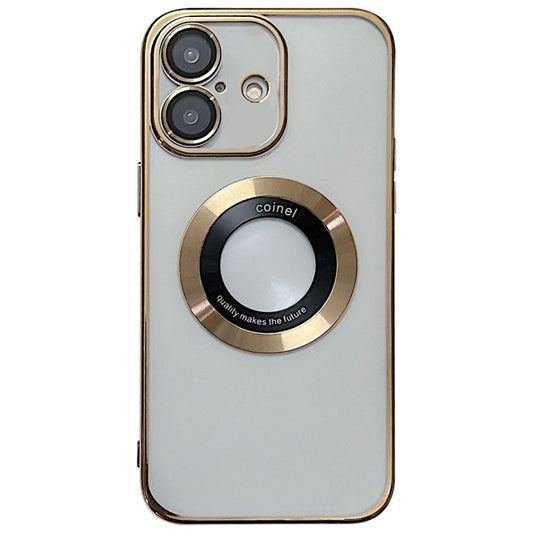 For iPhone 16 Electroplating Magsafe TPU Phone Case(Golden) - iPhone 16 Cases by PMC Jewellery | Online Shopping South Africa | PMC Jewellery | Buy Now Pay Later Mobicred