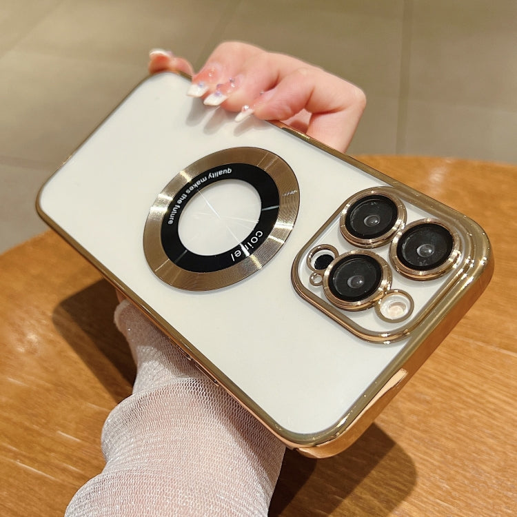 For iPhone 16 Pro Electroplating Magsafe TPU Phone Case(Purple) - iPhone 16 Pro Cases by PMC TechLife | Online Shopping South Africa | PMC TechLife | Buy Now Pay Later Mobicred