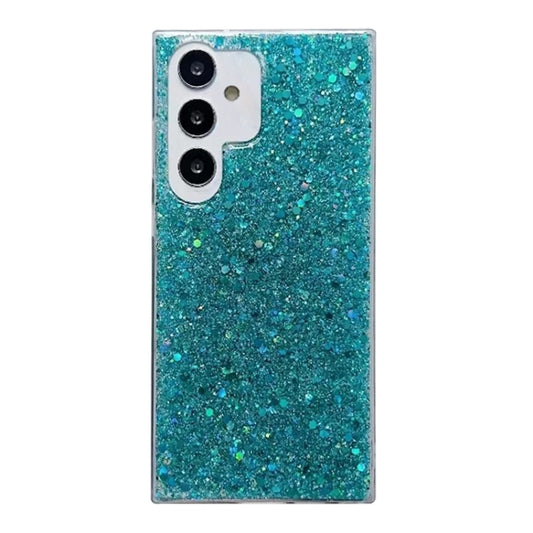 For Samsung Galaxy S25 Ultra 5G Glitter Sequins Epoxy TPU Phone Case(Green) - Galaxy S25 Ultra 5G Cases by PMC Jewellery | Online Shopping South Africa | PMC Jewellery | Buy Now Pay Later Mobicred