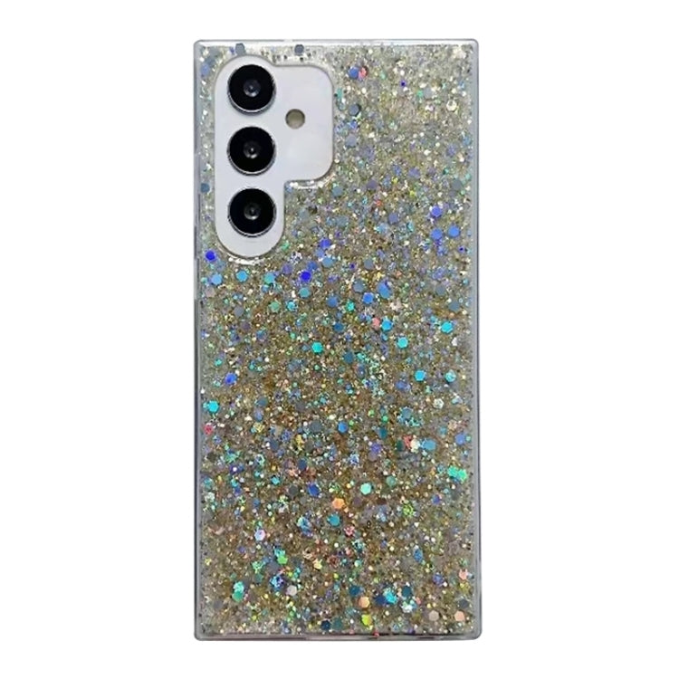 For Samsung Galaxy S25 Ultra 5G Glitter Sequins Epoxy TPU Phone Case(Gold) - Galaxy S25 Ultra 5G Cases by PMC Jewellery | Online Shopping South Africa | PMC Jewellery | Buy Now Pay Later Mobicred