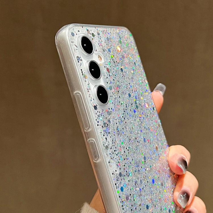 For Samsung Galaxy S25 Ultra 5G Glitter Sequins Epoxy TPU Phone Case(Pink) - Galaxy S25 Ultra 5G Cases by PMC Jewellery | Online Shopping South Africa | PMC Jewellery | Buy Now Pay Later Mobicred