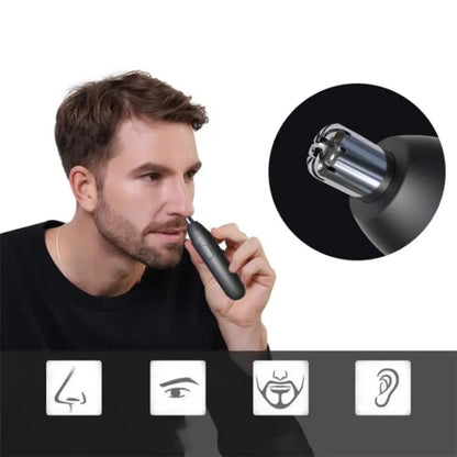 GT-2220A Portable Electric USB Rechargeable Nose Hair Trimmer(Black) - Electric Shavers by PMC Jewellery | Online Shopping South Africa | PMC Jewellery | Buy Now Pay Later Mobicred