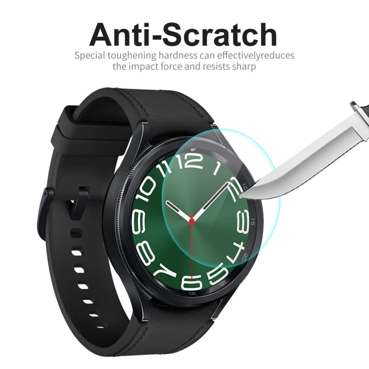 For Samsung Galaxy Watch6 Classic / Ultra 47mm 2pcs ENKAY 0.2mm 9H Tempered Glass Screen Protector Watch Film - Screen Protector by ENKAY | Online Shopping South Africa | PMC Jewellery | Buy Now Pay Later Mobicred