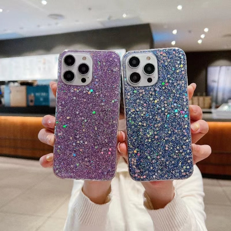 For iPhone 16e Glitter Sequins Epoxy TPU Phone Case(Red) - free shipping - PMC TechLife - Order now!