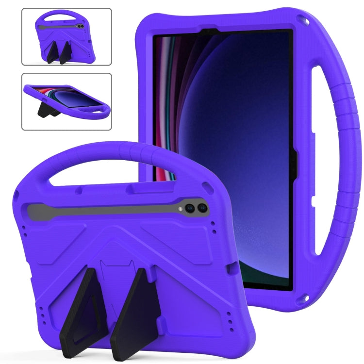 For Samsung Galaxy Tab S9 EVA Shockproof Tablet Case with Holder(Purple) - free shipping - PMC Jewellery - Order now!