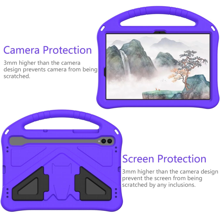 For Samsung Galaxy Tab S9 EVA Shockproof Tablet Case with Holder(Purple) - free shipping - PMC Jewellery - Order now!