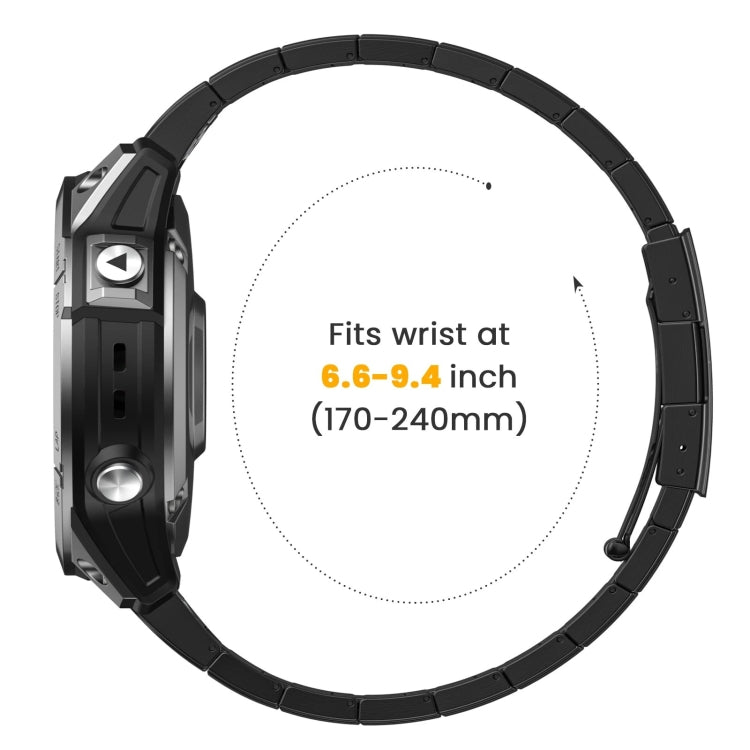 For Garmin Instinct Crossover Solar Titanium Alloy Quick Release 22mm Watch Band(Sliver) - free shipping - PMC TechLife - Order now!