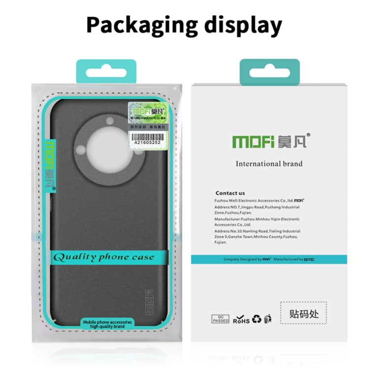 For Honor X50i / 90 Lite MOFI Fandun Series Frosted PC Ultra-thin All-inclusive Phone Case(Green) - Honor Cases by MOFI | Online Shopping South Africa | PMC Jewellery