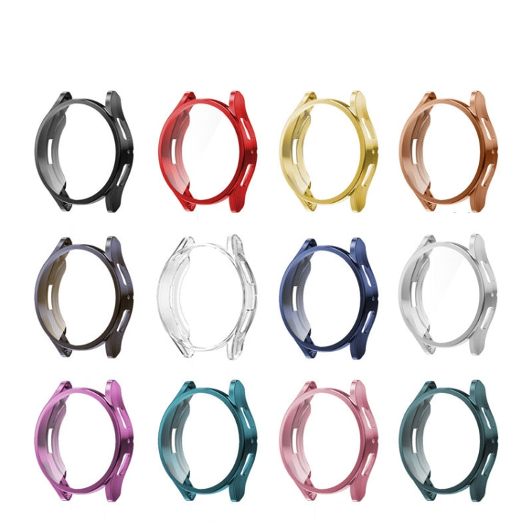 For Samsung Galaxy Watch 6 44mm Fully Enclosed TPU Watch Protective Case(Blue) - Watch Cases by PMC TechLife | Online Shopping South Africa | PMC TechLife