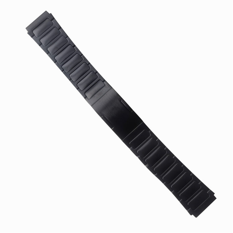 For Amazfit GTR 3 Pro 22mm I-Shaped Titanium Alloy Watch Band(Black) - Watch Bands by PMC TechLife | Online Shopping South Africa | PMC TechLife