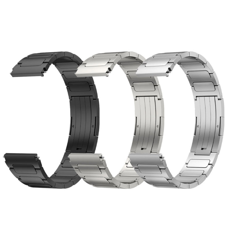 For Amazfit GTR 4 Pro 22mm I-Shaped Titanium Alloy Watch Band(Black) - free shipping - PMC TechLife - Order now!