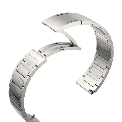 For Huawei Watch GT Runner 22mm I-Shaped Titanium Alloy Watch Band(Sliver) - Watch Bands by PMC Jewellery | Online Shopping South Africa | PMC Jewellery