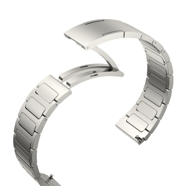 For Huawei Watch 3 22mm I-Shaped Titanium Alloy Watch Band(Black) - Watch Bands by PMC TechLife | Online Shopping South Africa | PMC TechLife