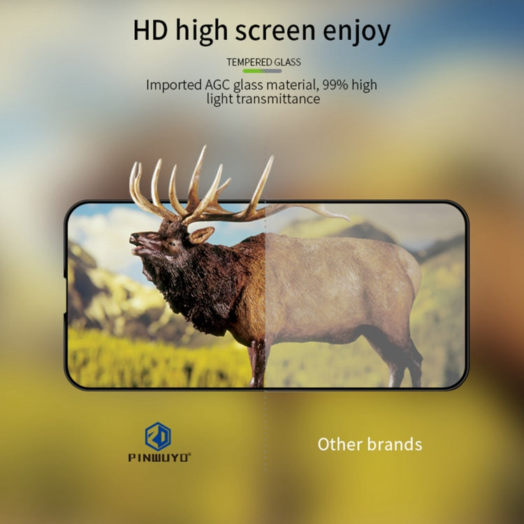 For iPhone 16 PINWUYO 9H 3D Curved Full Screen Explosion-proof Tempered Glass Film(Black) - iPhone 16 Tempered Glass by PINWUYO | Online Shopping South Africa | PMC TechLife | Buy Now Pay Later Mobicred