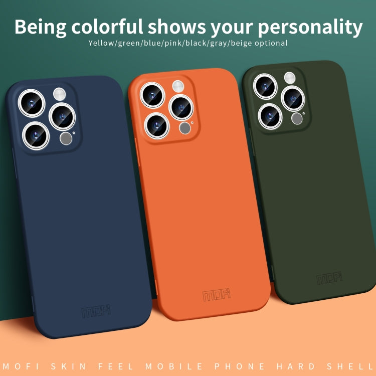 For iPhone 15 Pro Max MOFI Qin Series Skin Feel All-inclusive PC Phone Case(Black) - free shipping - PMC TechLife - Order now!