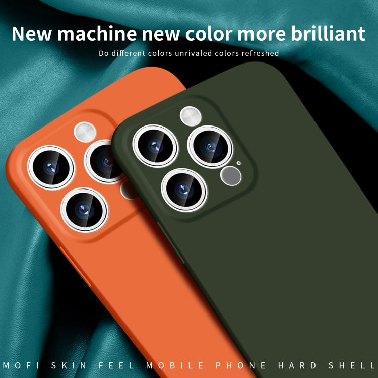For iPhone 15 Pro MOFI Qin Series Skin Feel All-inclusive Silicone Phone Case(Black) - iPhone 15 Pro Cases by MOFI | Online Shopping South Africa | PMC TechLife