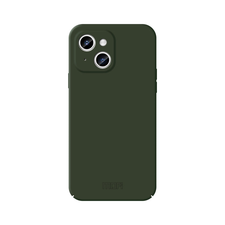 For iPhone 15 Plus MOFI Qin Series Skin Feel All-inclusive PC Phone Case(Green) - free shipping - PMC TechLife - Order now!