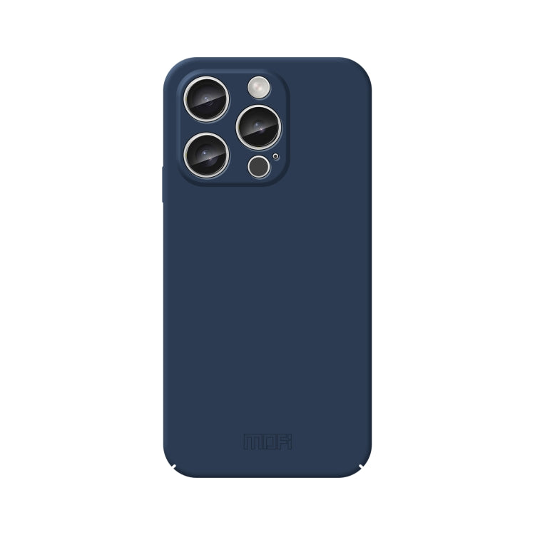 For iPhone 16 Pro MOFI Qin Series Skin Feel All-inclusive PC Phone Case(Blue) - iPhone 16 Pro Cases by MOFI | Online Shopping South Africa | PMC Jewellery | Buy Now Pay Later Mobicred