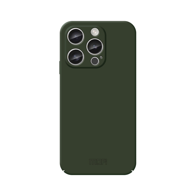 For iPhone 16 Pro Max MOFI Qin Series Skin Feel All-inclusive PC Phone Case(Green) - iPhone 16 Pro Max Cases by MOFI | Online Shopping South Africa | PMC Jewellery | Buy Now Pay Later Mobicred