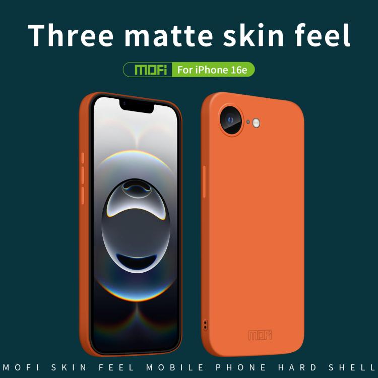 For iPhone 16e MOFI Qin Series Skin Feel All-inclusive PC Phone Case(Green) - free shipping - PMc TechLife - Order now!