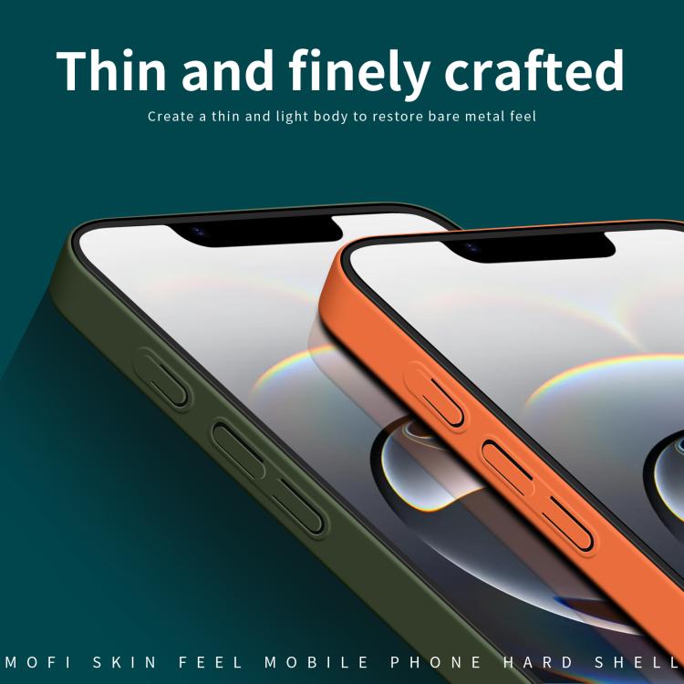 For iPhone 16e MOFI Qin Series Skin Feel All-inclusive PC Phone Case(Orange) - free shipping - PMc TechLife - Order now!