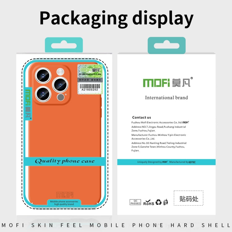 For iPhone 16e MOFI Qin Series Skin Feel All-inclusive PC Phone Case(Blue) - free shipping - PMc TechLife - Order now!