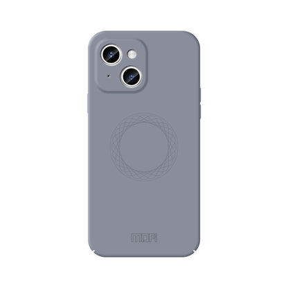 For iPhone 15 MOFI Qin Series Magsafe Skin Feel All-inclusive Silicone Phone Case(Gray) - iPhone 15 Cases by MOFI | Online Shopping South Africa | PMC Jewellery