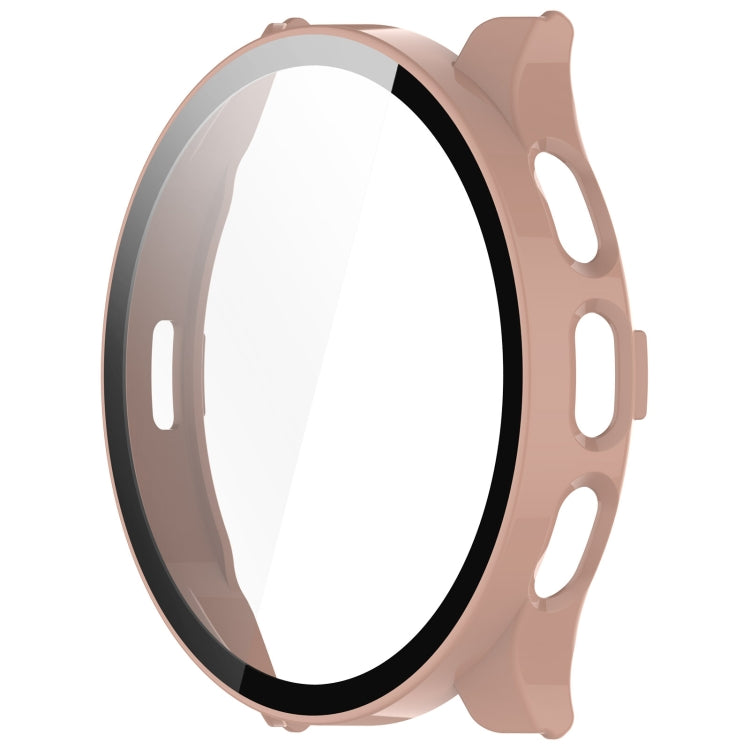 For Garmin Venu 3 PC + Tempered Film Integrated Watch Protective Case(Pink) - Watch Cases by PMC TechLife | Online Shopping South Africa | PMC TechLife | Buy Now Pay Later Mobicred