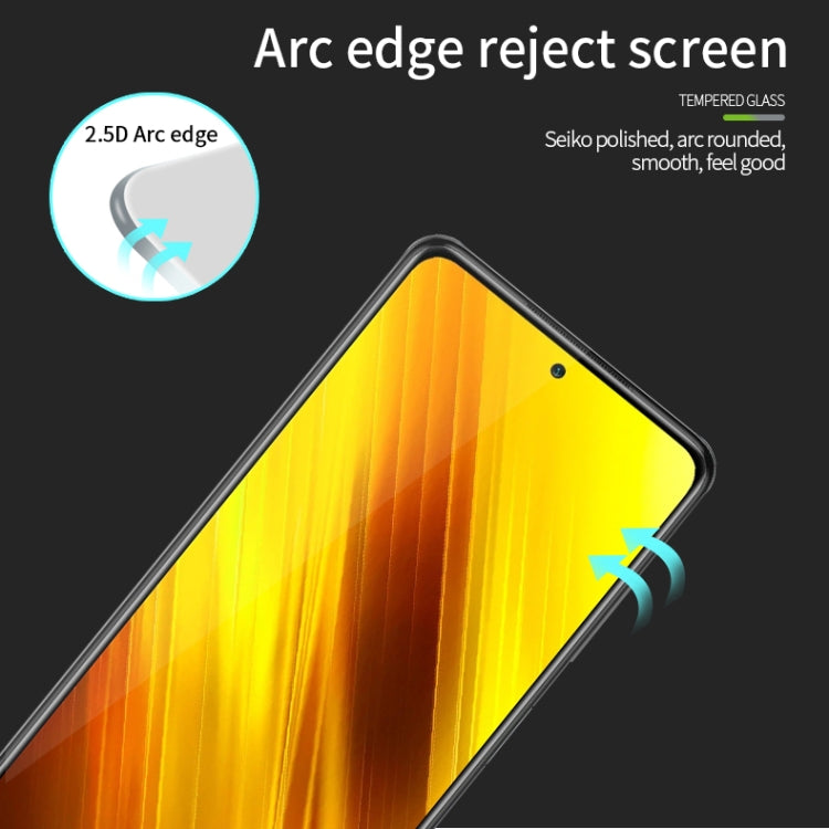 For Huawei Mate 60 MOFI 9H 2.5D Full Screen Tempered Glass Film(Black) - Huawei Tempered Glass by MOFI | Online Shopping South Africa | PMC Jewellery