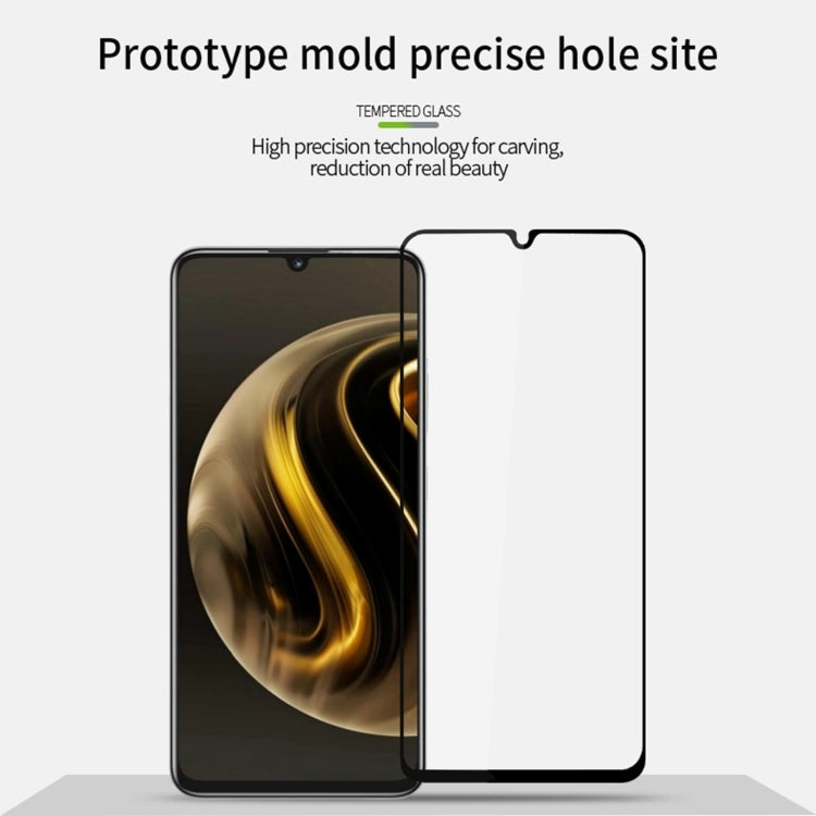 For Huawei nova Y72 MOFI 9H 2.5D Full Screen Tempered Glass Film(Black) - Huawei Tempered Glass by MOFI | Online Shopping South Africa | PMC Jewellery