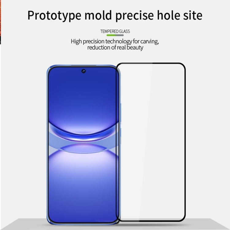 For Huawei nova 12S MOFI 9H 2.5D Full Screen Tempered Glass Film(Black) - Huawei Tempered Glass by MOFI | Online Shopping South Africa | PMC TechLife | Buy Now Pay Later Mobicred