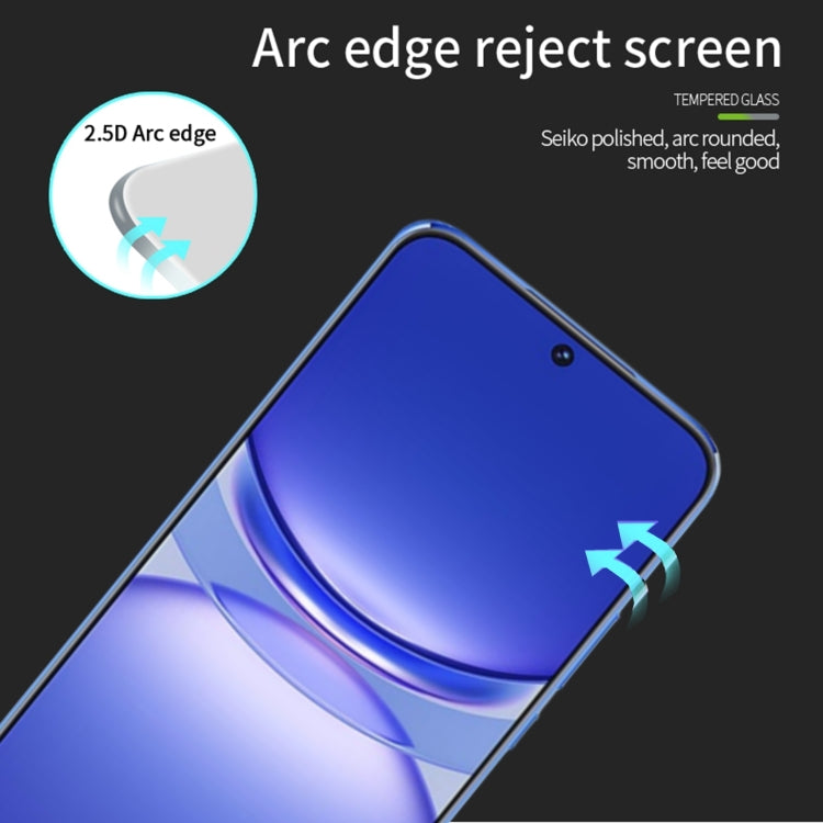 For Huawei nova 12S MOFI 9H 2.5D Full Screen Tempered Glass Film(Black) - Huawei Tempered Glass by MOFI | Online Shopping South Africa | PMC TechLife | Buy Now Pay Later Mobicred