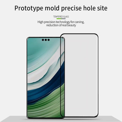 For Huawei Mate 60 Pro MOFI 9H 3D Hot Bending Tempered Glass Film(Black) - Huawei Tempered Glass by MOFI | Online Shopping South Africa | PMC Jewellery