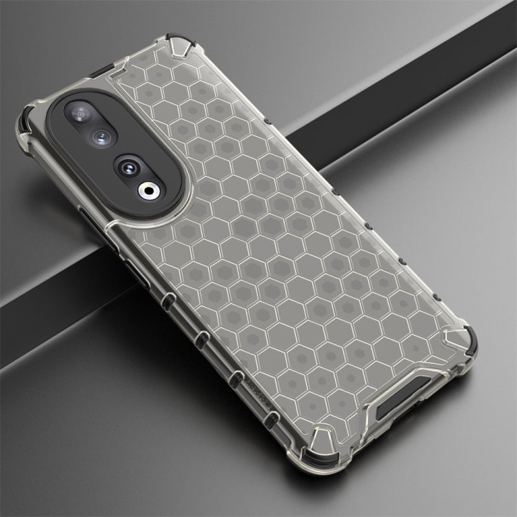 For Honor 90 Shockproof Honeycomb Phone Case(Black) - Honor Cases by PMC Jewellery | Online Shopping South Africa | PMC Jewellery