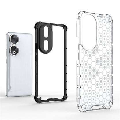 For Honor 90 Shockproof Honeycomb Phone Case(Black) - Honor Cases by PMC Jewellery | Online Shopping South Africa | PMC Jewellery