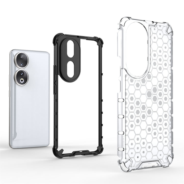 For Honor 90 Shockproof Honeycomb Phone Case(White) - Honor Cases by PMC Jewellery | Online Shopping South Africa | PMC Jewellery