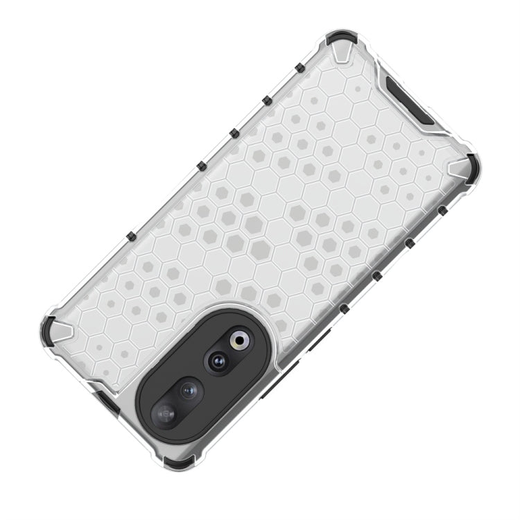 For Honor 90 Shockproof Honeycomb Phone Case(White) - Honor Cases by PMC Jewellery | Online Shopping South Africa | PMC Jewellery