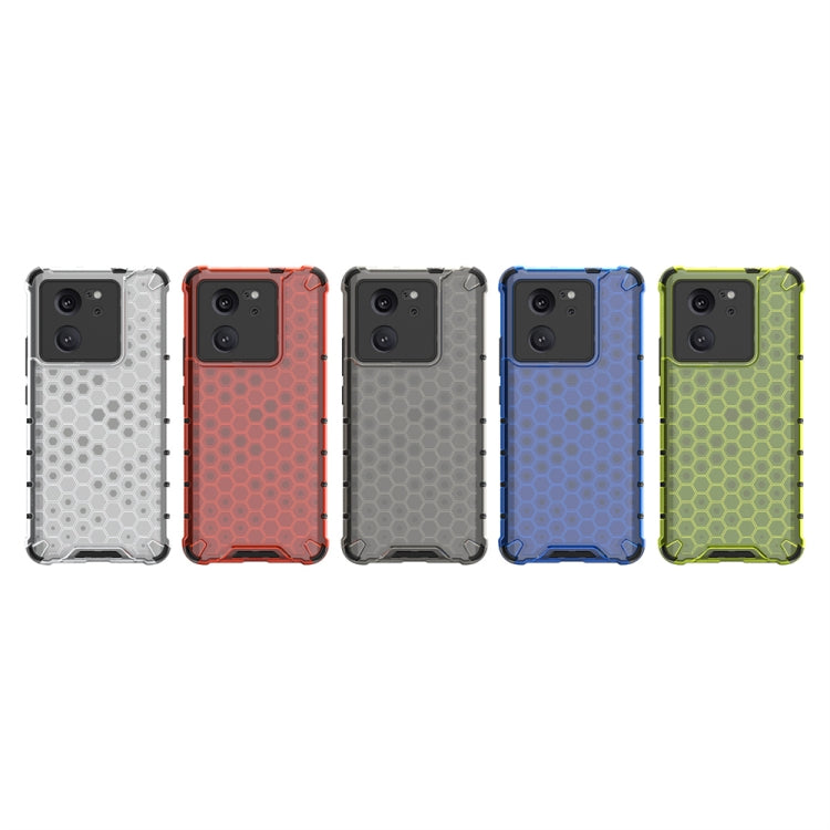 For Xiaomi 13T Pro Shockproof Honeycomb Phone Case(Blue) - Xiaomi Cases by PMC TechLife | Online Shopping South Africa | PMC TechLife | Buy Now Pay Later Mobicred
